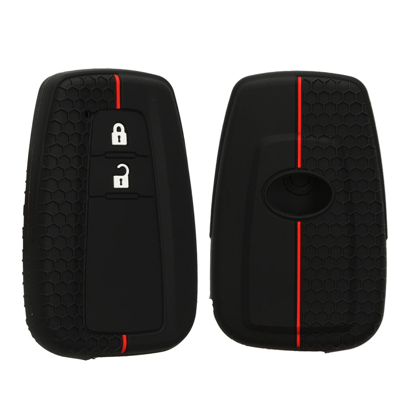 kwmobile Car Key Protection Case compatible with Toyota 2-Button Smart Key Car Key Cover