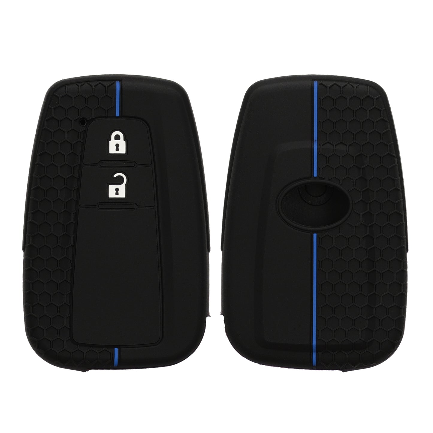 kwmobile Car Key Protection Case compatible with Toyota 2-Button Smart Key Car Key Cover