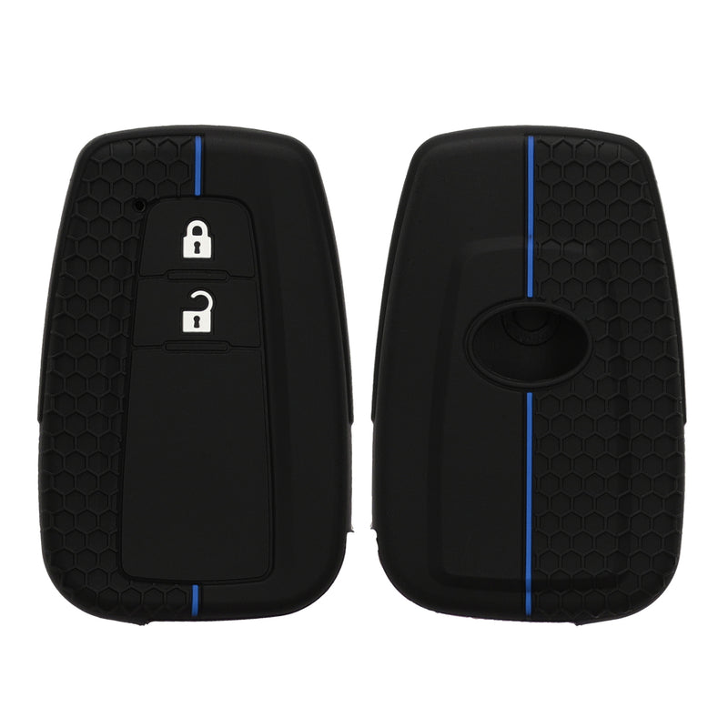 kwmobile Car Key Protection Case compatible with Toyota 2-Button Smart Key Car Key Cover