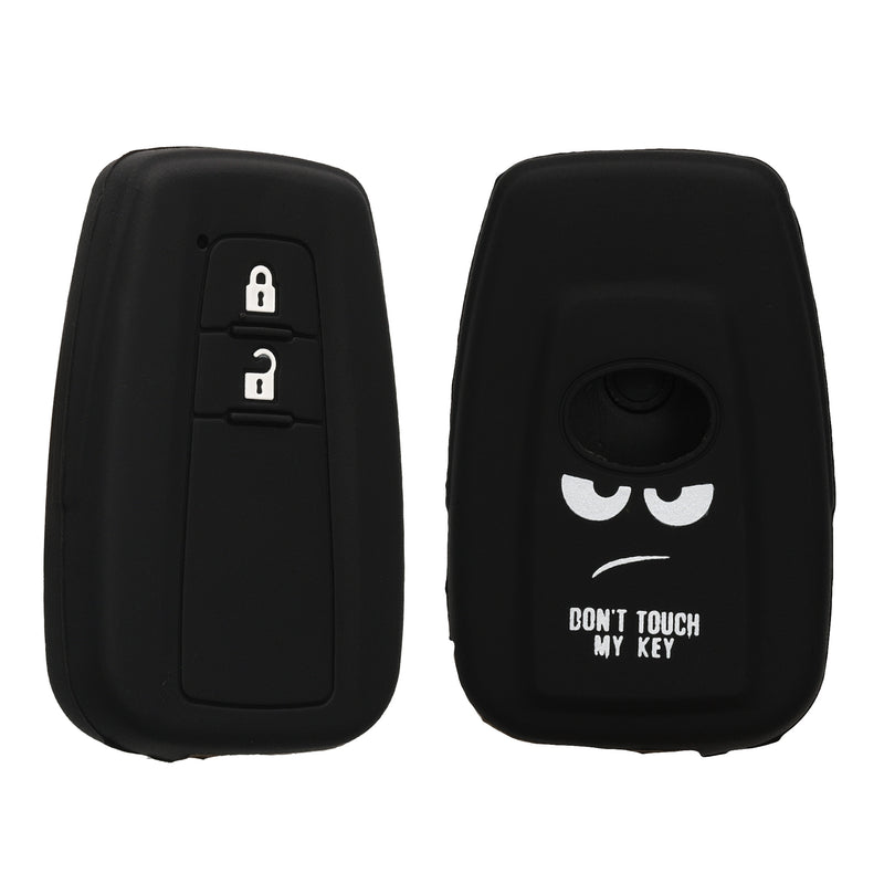 kwmobile Car Key Shell compatible with Toyota 2-Button Smart Key Car Key - Key Cover Don't touch my Key