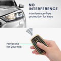 kwmobile Car Key Cover compatible with Toyota 2-Button Smart Key Car Key