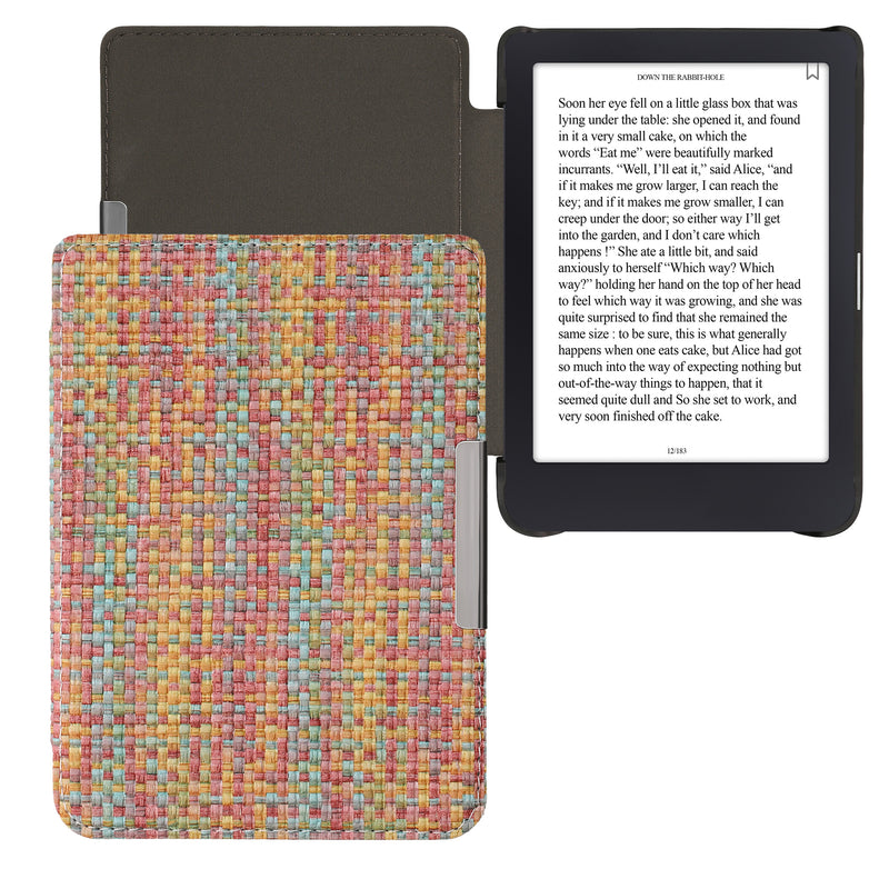 kwmobile Flip Case compatible with Tolino Shine 3 Case - eReader Cover