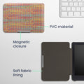 kwmobile Flip Case compatible with Tolino Shine 3 Case - eReader Cover