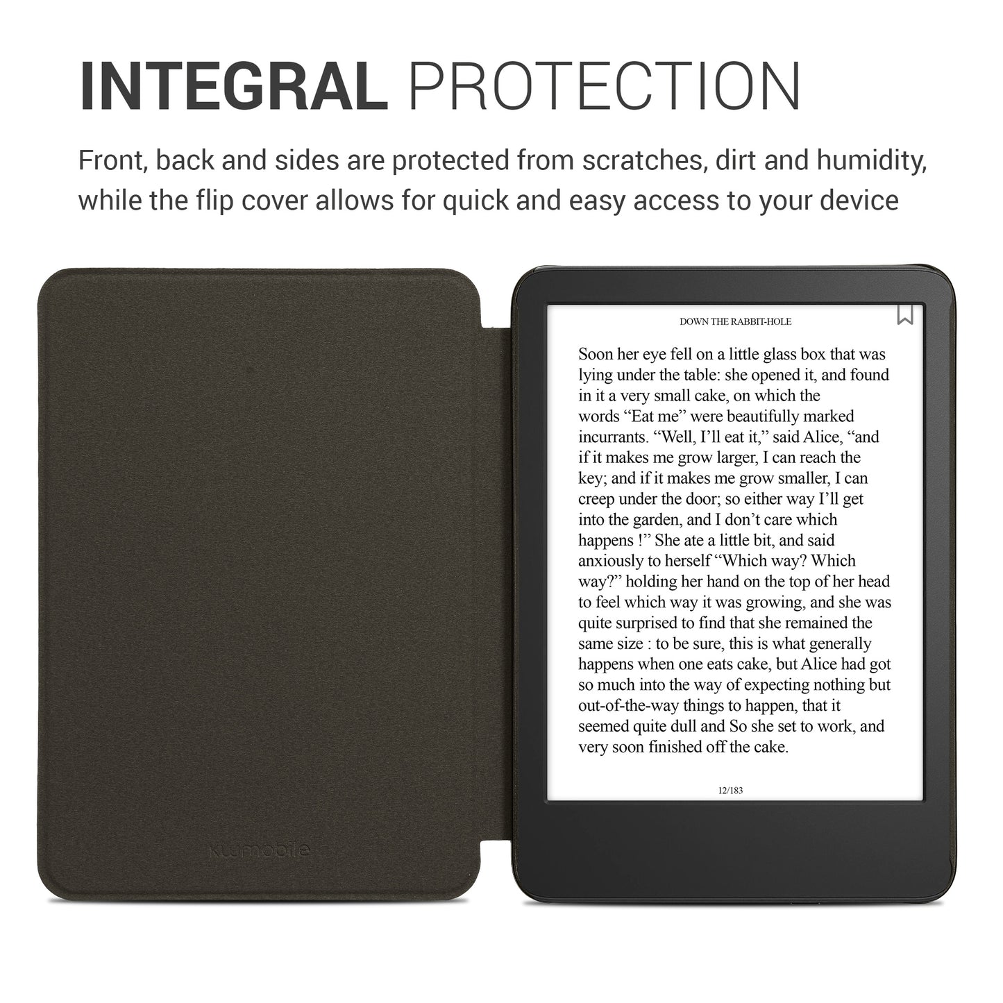 kwmobile Case Compatible with Amazon Kindle eReader Protective Case Cover