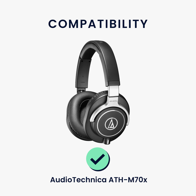 kwmobile Ear Pads for AudioTechnica ATH-M70x Earpads Replacement Ear Pads Headphone Replacement Parts Headphone Replacement Pads Over Ear Headphones