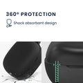 kwmobile Case Compatible with EarFun Air Pro 3 Earbuds Case Protective Cover