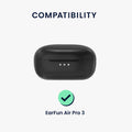 kwmobile Case Compatible with EarFun Air Pro 3 Earbuds Case Protective Cover