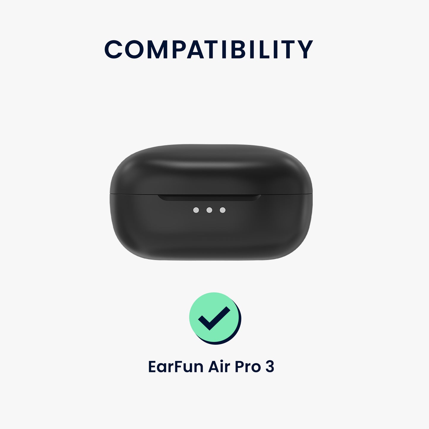 kwmobile Case Compatible with EarFun Air Pro 3 Earbuds Case Protective Cover