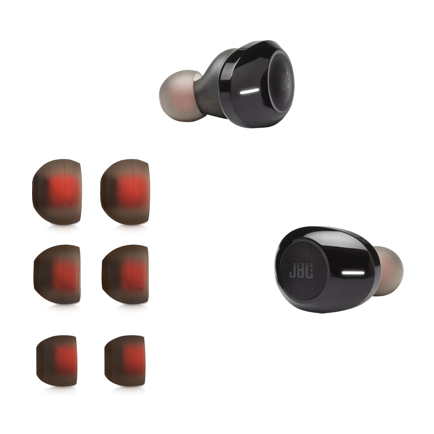 kwmobile Earpads compatible with JBL Tune 120TWS / T125TWS