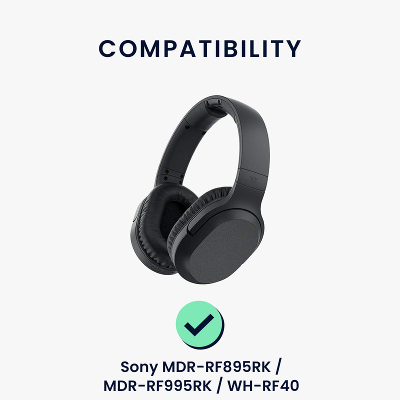 kwmobile Ear Pads for Sony MDR-RF895RK / MDR-RF995RK / WH-RF40 Earpads Replacement Ear Cushions Headphone Replacement Parts Headphone Replacement Pads for Over Ear Headphones