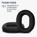 kwmobile Ear Pads for Sony MDR-RF895RK / MDR-RF995RK / WH-RF40 Earpads Replacement Ear Cushions Headphone Replacement Parts Headphone Replacement Pads for Over Ear Headphones