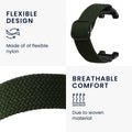 kwmobile Strap compatible with Huami Amazfit T-Rex / T-Rex Pro Fitness Tracker Sports Strap Band Inner dimensions from