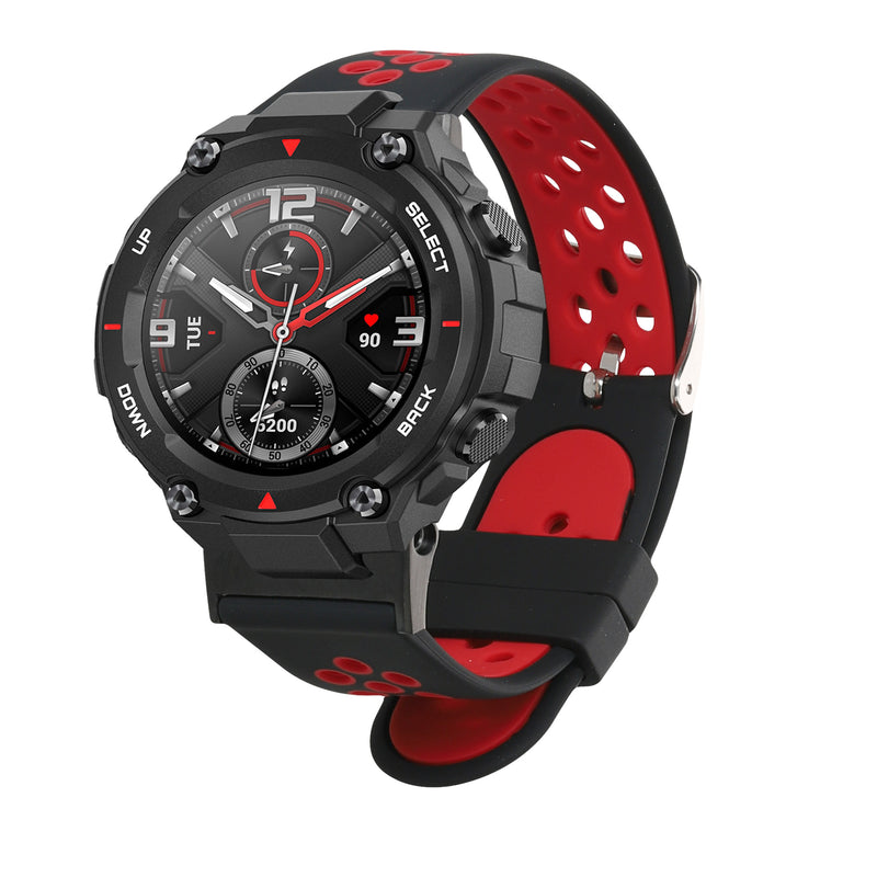 kwmobile Silicone Watch Strap for Huami Amazfit T-Rex / T-Rex Pro Band - Replacement Band for Fitness Tracker - Smartwatch Replacement Strap