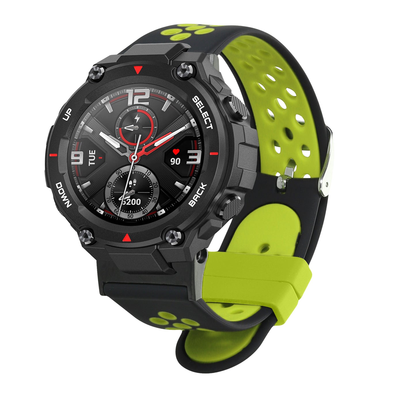 kwmobile Silicone Watch Strap for Huami Amazfit T-Rex / T-Rex Pro Band - Replacement Band for Fitness Tracker - Smartwatch Replacement Strap