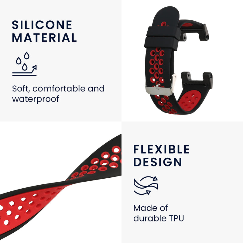 kwmobile Silicone Watch Strap for Huami Amazfit T-Rex / T-Rex Pro Band - Replacement Band for Fitness Tracker - Smartwatch Replacement Strap
