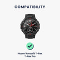 kwmobile Silicone Watch Strap for Huami Amazfit T-Rex / T-Rex Pro Band - Replacement Band for Fitness Tracker - Smartwatch Replacement Strap