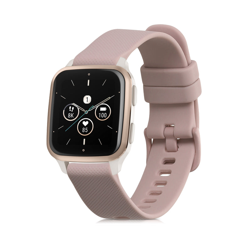 kwmobile Silicone Watch Strap for Garmin Venu Sq 2 Music / Sq 2 / Vivoactive 6 / Vivoactive 5 Bracelet Replacement Strap for Fitness Tracker Changing Strap Smartwatch