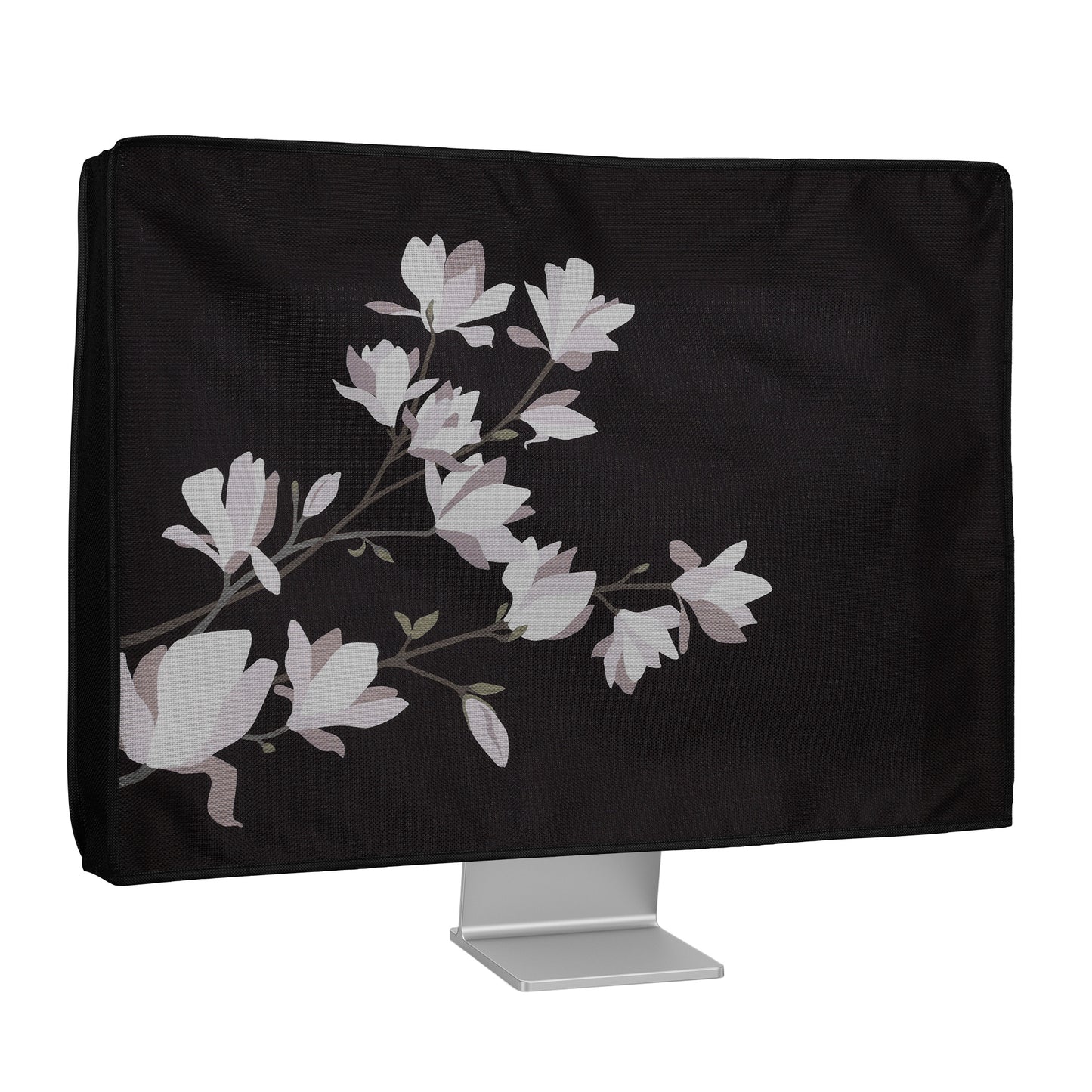 kwmobile Cover Compatible with 24-26" Monitor Protective Cover Dust Cover Hood for PC Screen Computer Screen Cover Dust Hood
