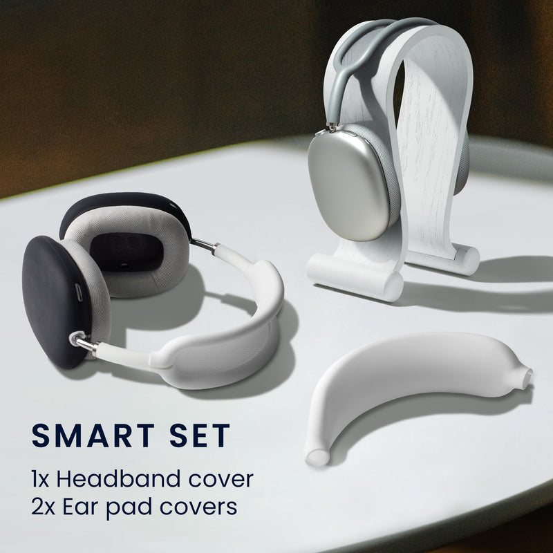 kwmobile Headband Cover Earpad Set compatible with Sony WH-1000XM4 / WH-1000XM3 Headband Case Headphone Replacement Pads Protection