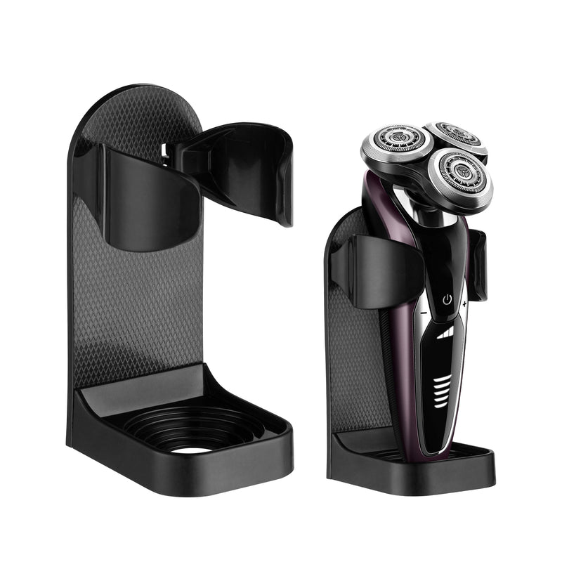 kwmobile Holder for Electric Shaver made of robust ABS Bathroom Organizer for Electric Shavers Toothbrushes Toothpaste Soap Dispensers Wall Mount Storage Holder