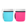 Ice Cream Cup Cover with Spoon Holder