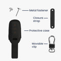 kwmobile Car Key Fob Cover Compatible with Audi 3-Button Keyless Remote Key Case Protector