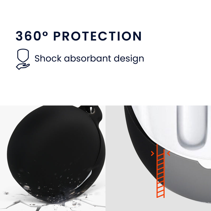 kwmobile Case Compatible with Oppo Enco Air 3 - Headphone Case - TPU Cover - Protective Case