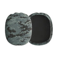 kwmobile Case kompatibel mit Apple AirPods Max Hülle -Kopfhörer Cover - weiche Silikon Tasche Dunkelgrau Schwarz Hellgrau Camouflage Dunkelgrau  [dsg01]