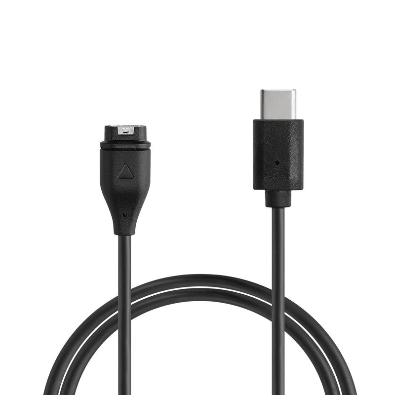 kwmobile USB C Charging Cable Compatible with Garmin Forerunner 265 / 265S / 965 / Forerunner 970 / 165 / 570 Cable Charger Smart Watch Type C Replacement Cable Fitness Tracker Charging Cable