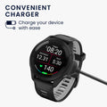 kwmobile USB C Charging Cable Compatible with Garmin Forerunner 265 / 265S / 965 / Forerunner 970 / 165 / 570 Cable Charger Smart Watch Type C Replacement Cable Fitness Tracker Charging Cable