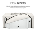 kwmobile Cover compatible with HP DeskJet 2755e / DeskJet 2720e / 2710e / 2820e / 2721e - Bag Case Printer - Dust Cover Protective Hood Protective Cover