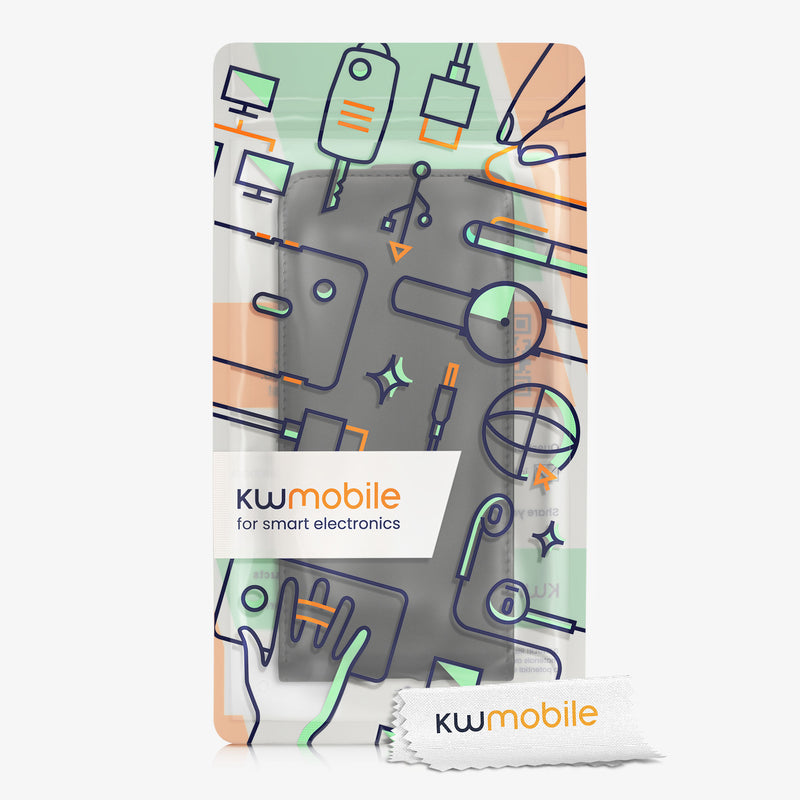 kwmobile Protective Case Compatible with Samsung Galaxy A14 5G - Flip Case Phone Cover