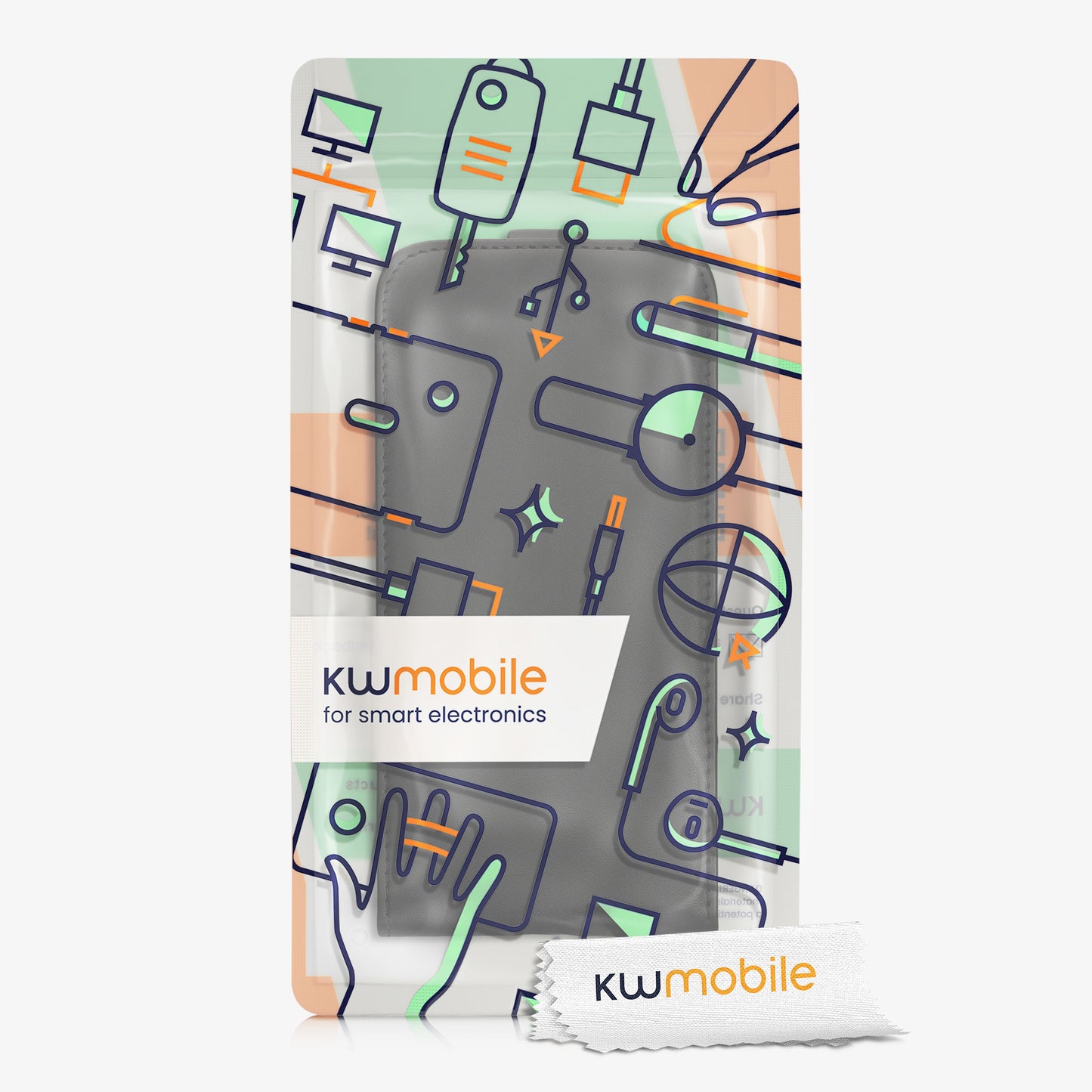 kwmobile Protective Case compatible with Samsung Galaxy A54 5G - Flip Case Phone Cover