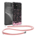 kwmobile Necklace Case compatible with Xiaomi Redmi Note 12 (4G) Silicone Cover with Phone Chain