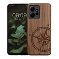 kwmobile Case Compatible with Xiaomi Redmi Note 12 (4G) Case - Phone Cover - TPU Phone Case Compass Vintage