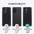 kwmobile Case Compatible with Xiaomi Redmi Note 12 (4G) Case - Phone Cover - TPU Phone Case Compass Vintage