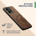 kwmobile Case Compatible with Xiaomi Redmi Note 12 (4G) Case - Phone Cover - TPU Phone Case Compass Vintage