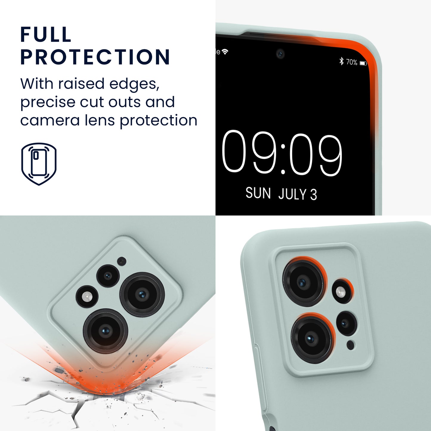 kwmobile Case Compatible with Xiaomi Redmi Note 12 (4G) - Phone Case - Mobile Phone Case