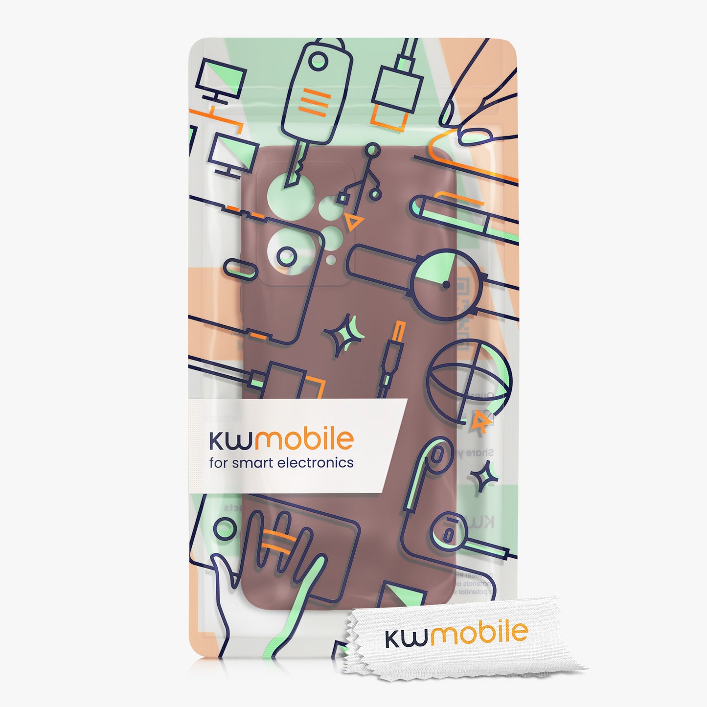 kwmobile Phone Case for Xiaomi Redmi Note 12 (4G) - Soft Silicone Case - Protective Cover
