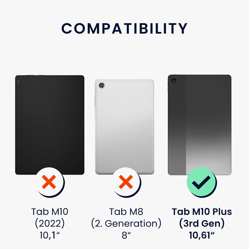 2x Screen Protector compatible with Lenovo Tab M10 Plus (3rd Gen)