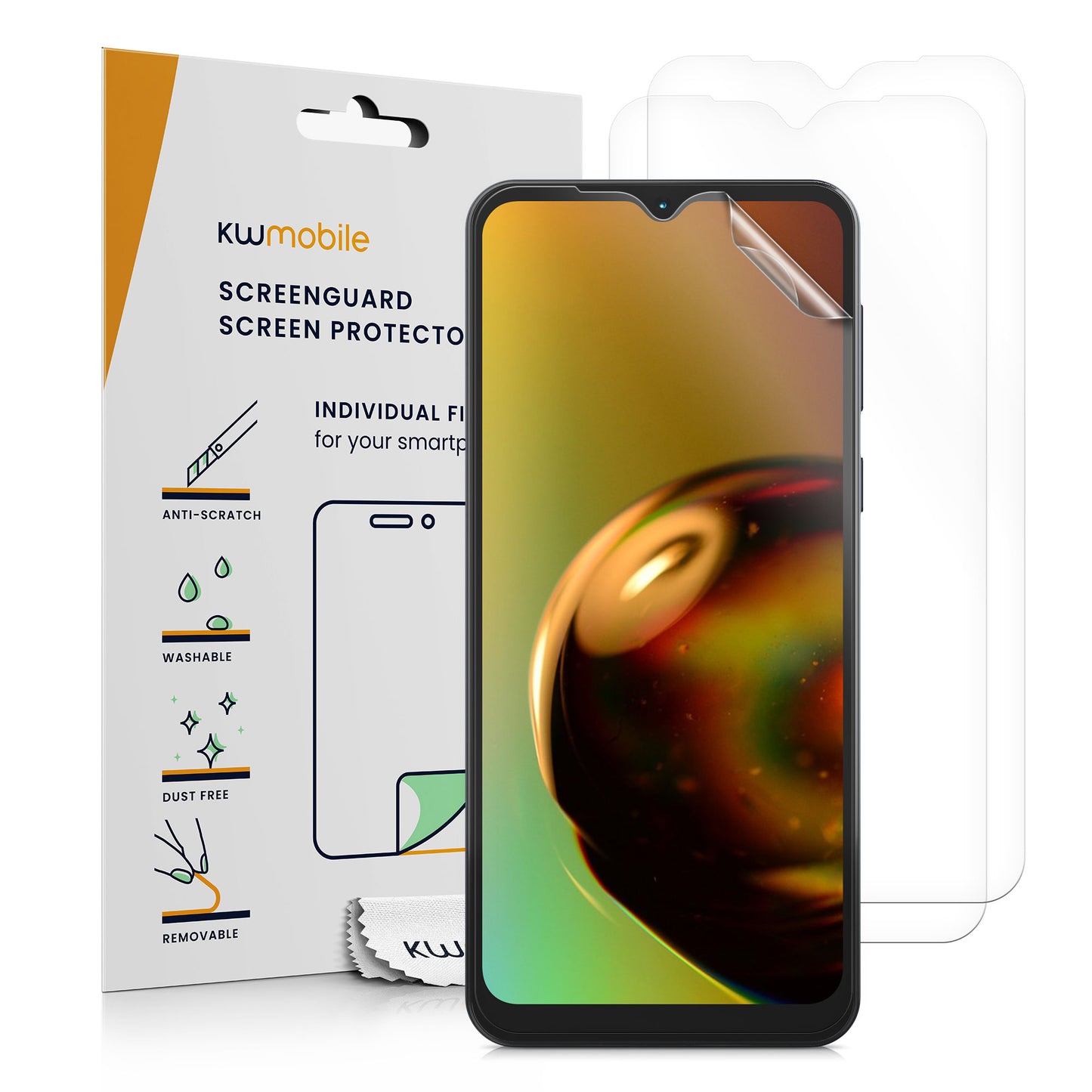 3x Crystal Clear Screen Protector for Motorola Moto E13
