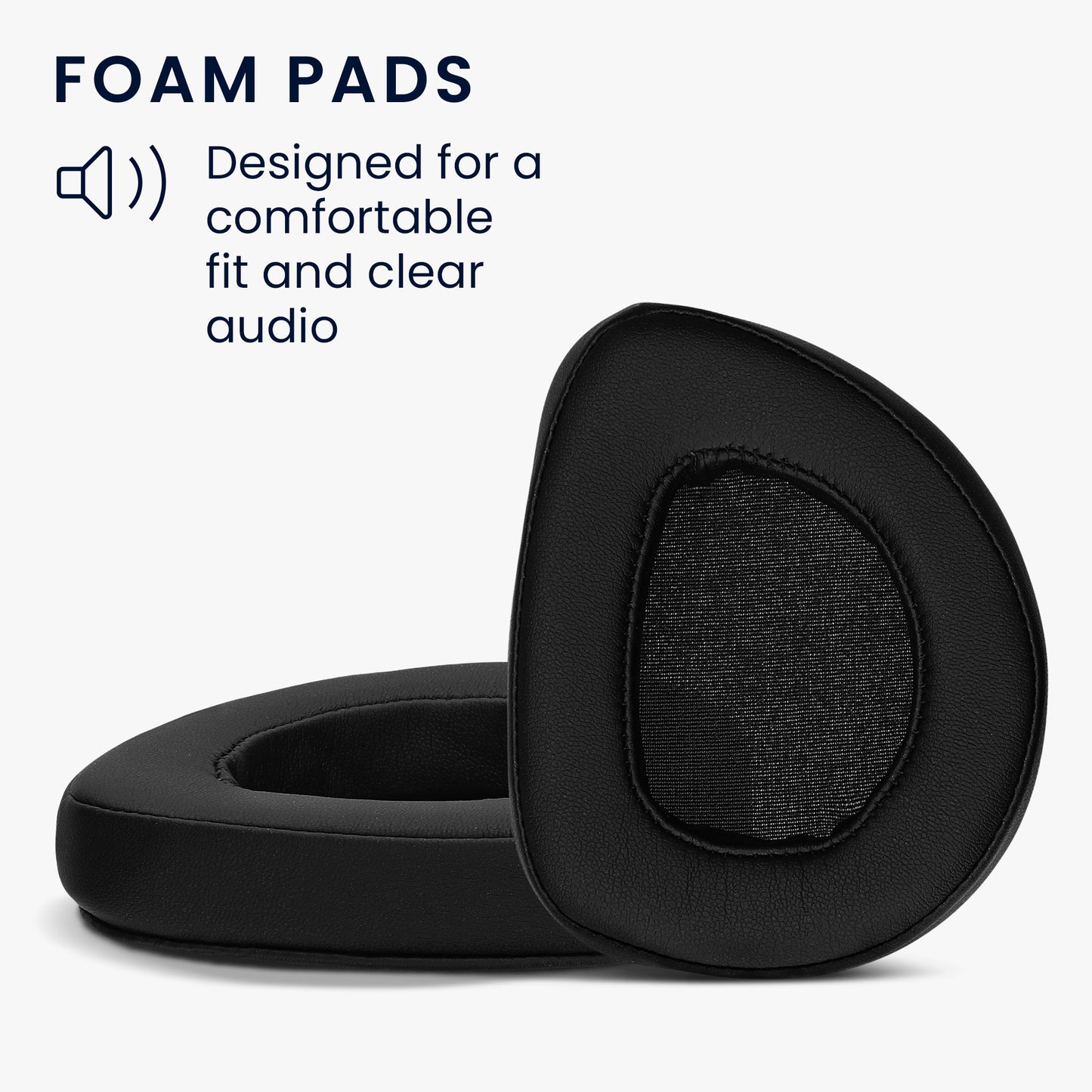 kwmobile Ear Pads for ASUS ROG Delta S Headphones Replacement Parts Over-Ear Headphones