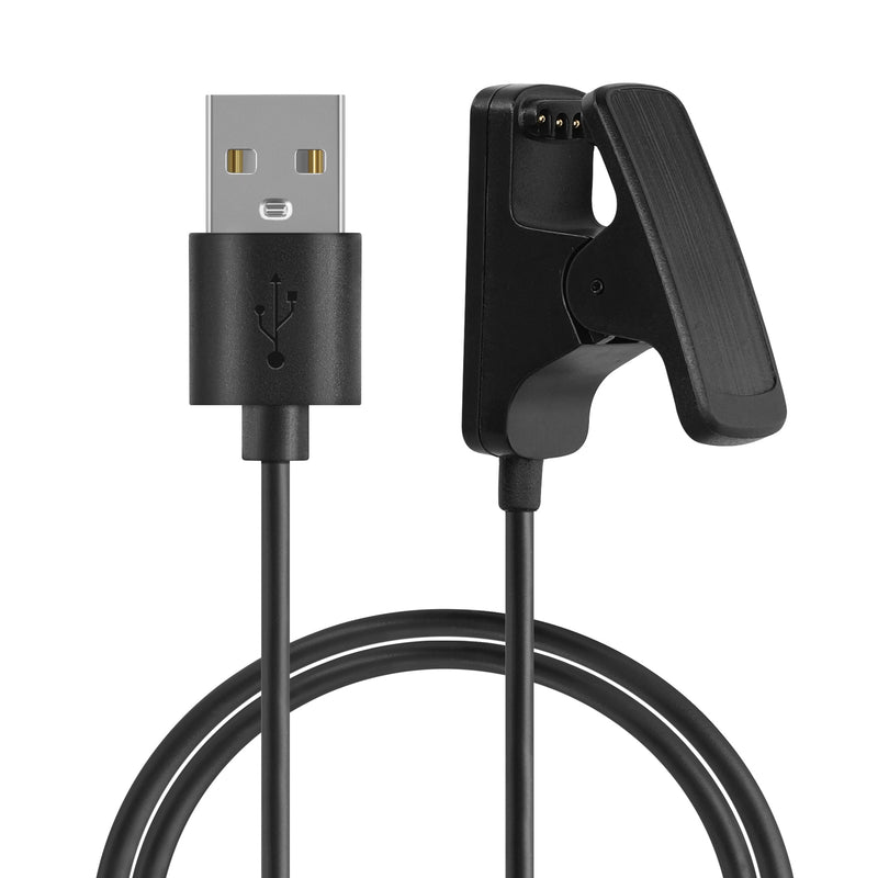 kwmobile USB Kabel Charger kompatibel mit Garmin MARQ (Not for MARQ2) Ladekabel - Smart Watch Ersatzkabel - Fitnesstracker Aufladekabel in Schwarz Schwarz  