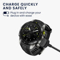 kwmobile USB Cable Charger compatible with Garmin MARQ Charging Cable Smartwatch Replacement Cable Fitness Tracker Charging Cable
