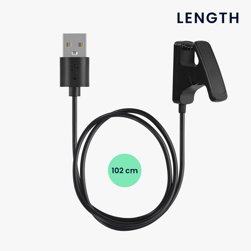 kwmobile USB Cable Charger compatible with Garmin MARQ Charging Cable Smartwatch Replacement Cable Fitness Tracker Charging Cable