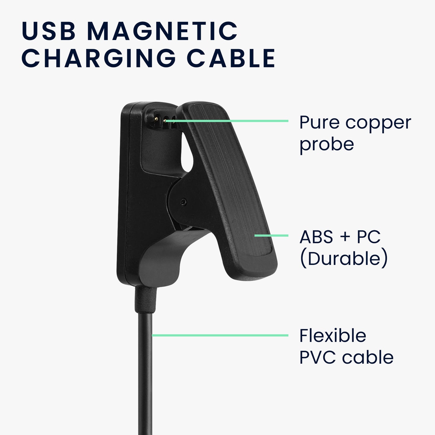 kwmobile USB Cable Charger compatible with Garmin MARQ Charging Cable Smartwatch Replacement Cable Fitness Tracker Charging Cable