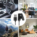 kwmobile USB Cable Charger compatible with Garmin MARQ Charging Cable Smartwatch Replacement Cable Fitness Tracker Charging Cable