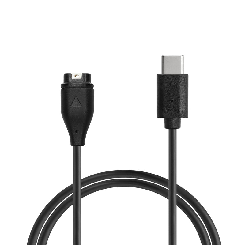 kwmobile USB C Charging Cable compatible with Garmin Forerunner 55 Cable Charger Smart Watch Replacement Cable Fitness Tracker Charging Cable