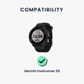 kwmobile USB C Charging Cable compatible with Garmin Forerunner 55 Cable Charger Smart Watch Replacement Cable Fitness Tracker Charging Cable