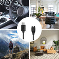 kwmobile USB C Charging Cable compatible with Garmin Forerunner 55 Cable Charger Smart Watch Replacement Cable Fitness Tracker Charging Cable